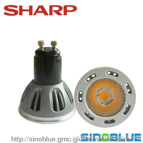 New design Dimmable GU10 New sharp COB LED Spot Light 5W